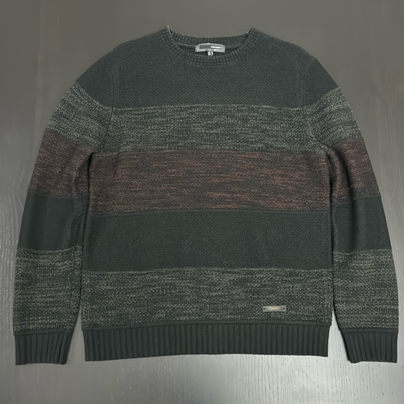 Black striped H:Connect (Korean) sweater - Picture 1 of 5